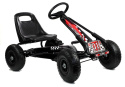 Gokart czarny A-15 pompowane koła Lean Toys 2893