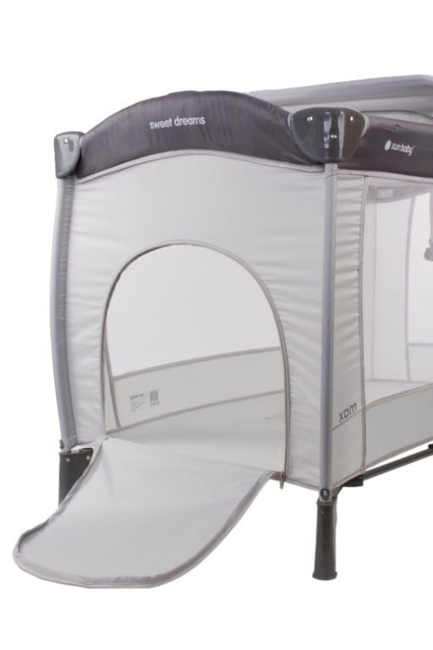 Łóżeczko turystyczne Sun Baby Sweet Dreams grey
