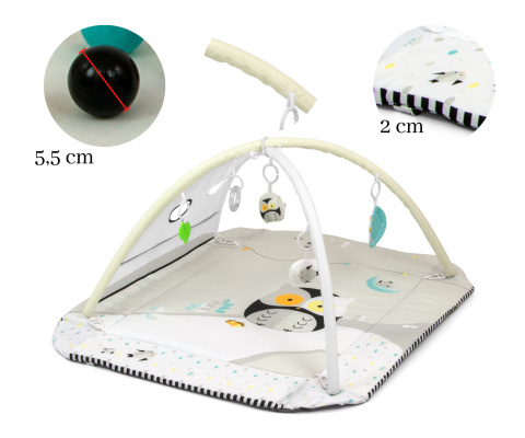 Milly Mally Lolly Owl Mata edukacyjna 5w1