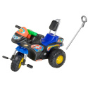 Motorek trójkołowy z rączką Pożarlik ścigacz 3l+