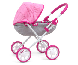 Wózek dla lalek Milly Mally Dori Prestige Pink