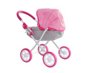 Wózek dla lalek Milly Mally Dori Prestige Pink 3l+