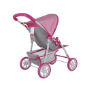 Wózek dla lalek Milly Mally Natalie Prestige Pink 3l+