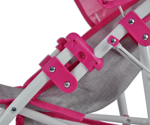 Wózek dla lalek Milly Mally Natalie Prestige Pink 3l+ Wózek dla lalek Milly Mally Natalie Prestige Pink 3l+