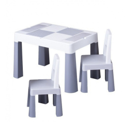 Zestaw mebli Tega Multifun Stolik + 2 krzesła grey