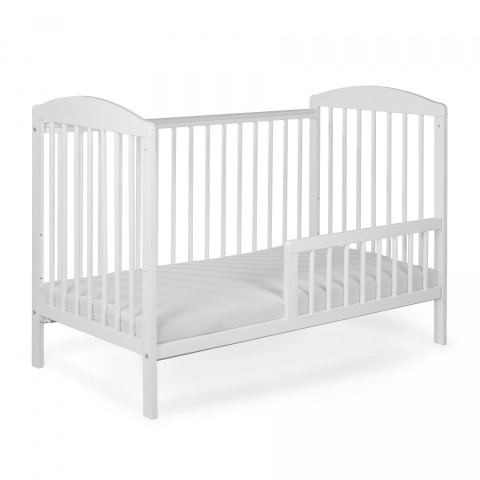 Drewniane łóżeczko dziecięce 120x60 Tomi XV białe Drewniane łóżeczko dziecięce 120x60 Tomi XV białe