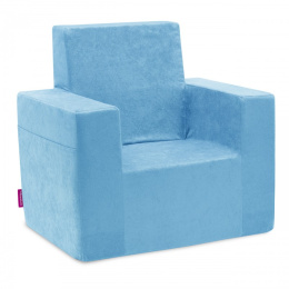 Badum fotelik dziecięcy gąbkowy Classic niebieski