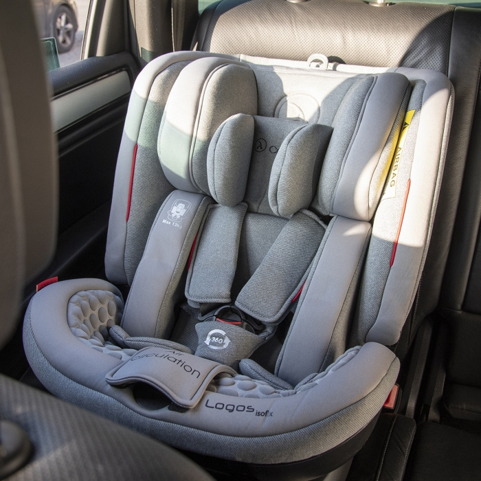 Fotelik samochodowy 0-36 kg Coletto Logos Isofix Dark Grey Fotelik samochodowy 0-36 kg Coletto Logos Isofix Dark Grey