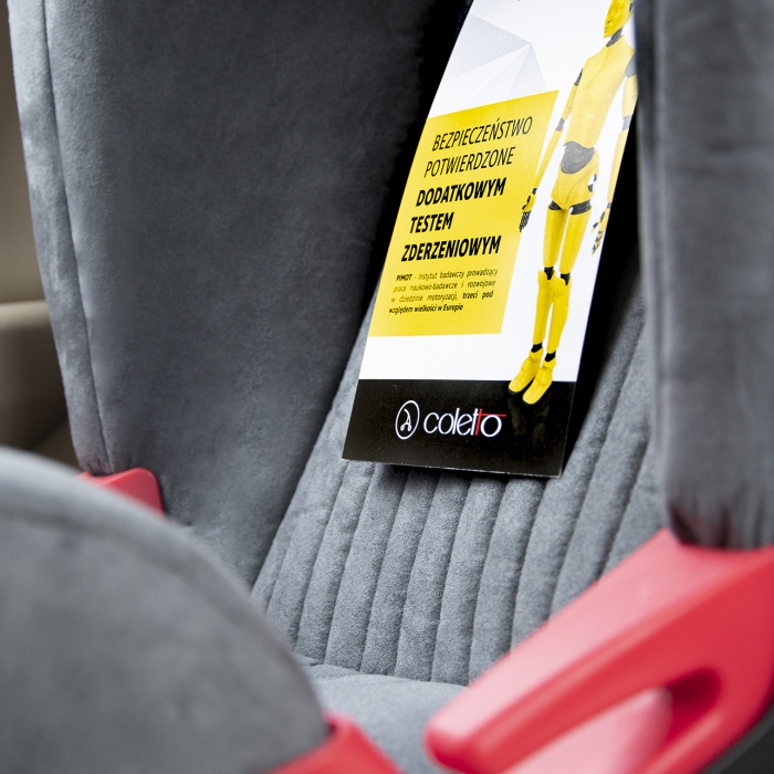 Fotelik samochodowy 15-36 kg Coletto Zafiro Isofix Graphite Fotelik samochodowy 15-36 kg Coletto Zafiro Isofix Graphite