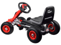 Gokart na pedały pompowane koła SP0152 red