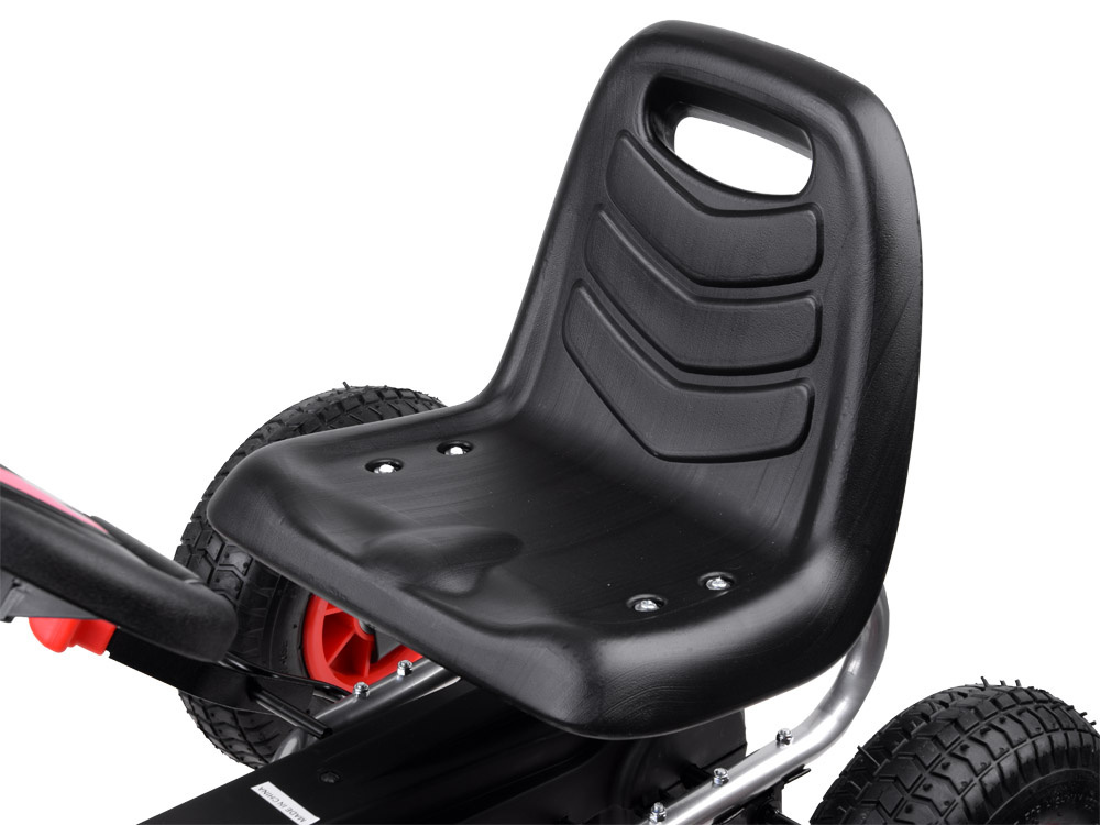 Gokart na pedały pompowane koła SP0152 red Gokart na pedały pompowane koła SP0152 red