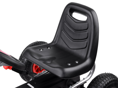 Gokart na pedały pompowane koła SP0152 red Gokart na pedały pompowane koła SP0152 red