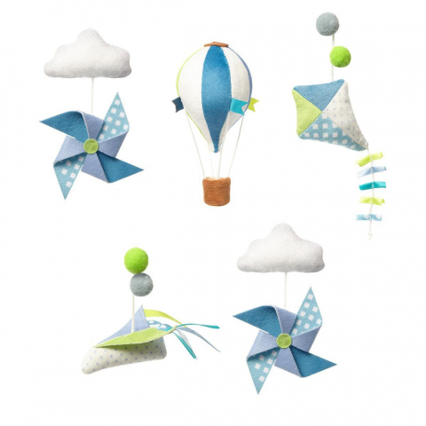 Karuzelka z elektroniczną pozytywką BabyOno Balloons Karuzelka z elektroniczną pozytywką BabyOno Balloons