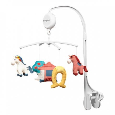 Karuzelka z elektroniczną pozytywką BabyOno Horses