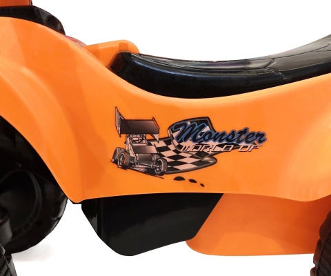 Pojazd dla dzieci quad Milly Mally Monster Orange Pojazd dla dzieci quad Milly Mally Monster Orange
