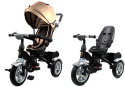 Rowerek trójkołowy Lean Toys PRO500 kremowy 6m+