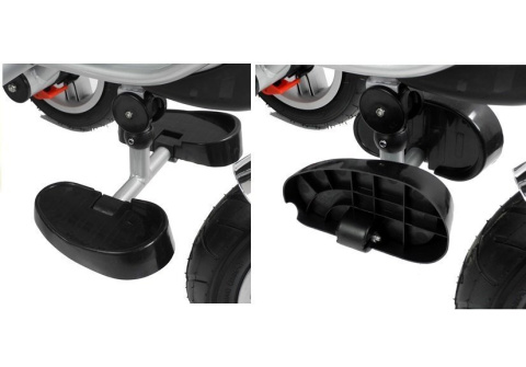 Rowerek trójkołowy Lean Toys PRO500 kremowy 6m+