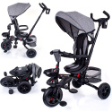 Rowerek trójkołowy Top Kids Trike 6w1 szary