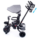 Rowerek trójkołowy Top Kids Trike 6w1 szary