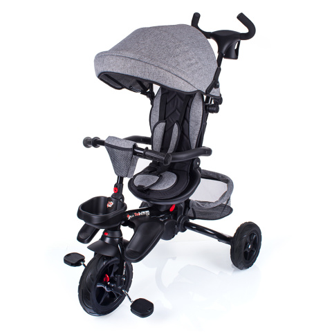 Rowerek trójkołowy Top Kids Trike 6w1 szary