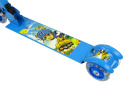Hulajnoga Trójkołowa Lean Toys świecące koła LED Blue 3l+