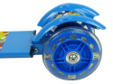 Hulajnoga Trójkołowa Lean Toys świecące koła LED Blue 3l+