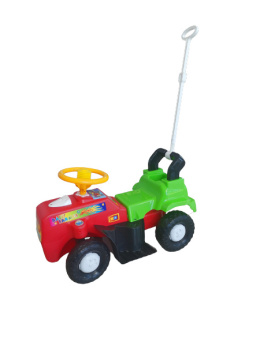 Jeździk chodzik traktorek Pożarlik red/green