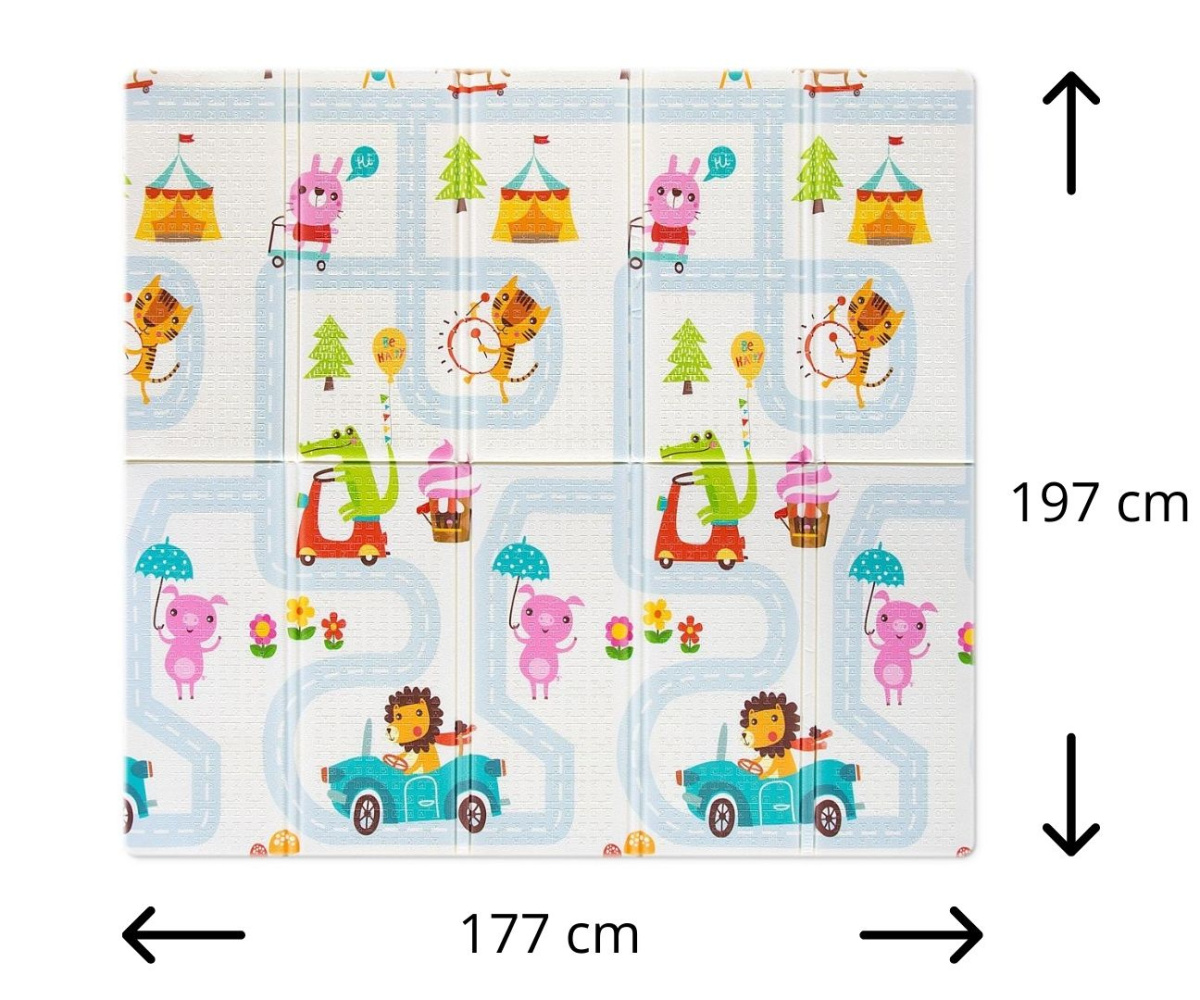 Mata piankowa składana Milly Mally Play Street T1 Mata piankowa składana Milly Mally Play Street T1