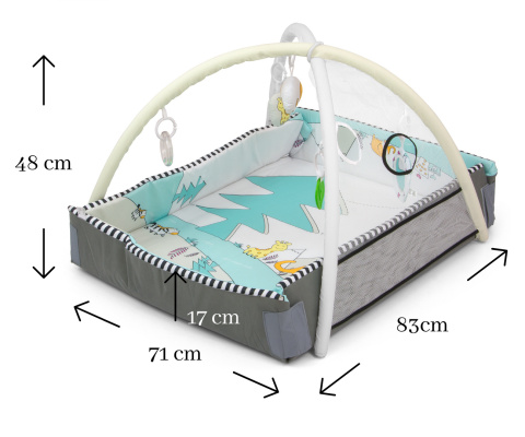 Milly Mally Lolly Elephant Mata edukacyjna 5w1