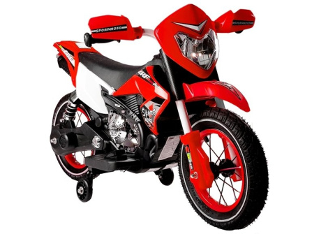 Motor na akumulator Lean Toys FB-6106 czerwony Motor na akumulator Lean Toys FB-6106 czerwony