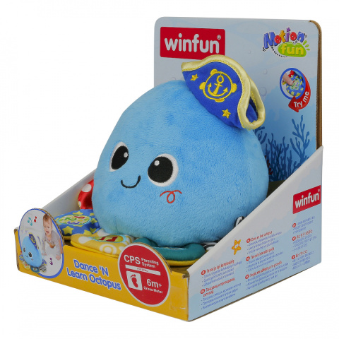 Zabawka aktywizująca Smily Play ośmiornica mówiąca 3m+ Zabawka aktywizująca Smily Play ośmiornica mówiąca 3m+