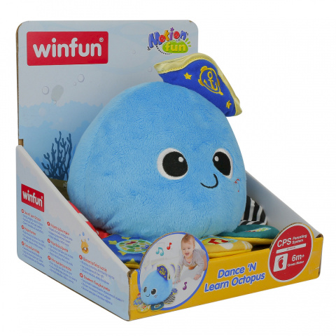 Zabawka aktywizująca Smily Play ośmiornica mówiąca 3m+ Zabawka aktywizująca Smily Play ośmiornica mówiąca 3m+