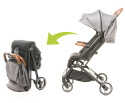 Wózek spacerowy 4Baby Twizzy XXII Dark Grey spacerówka