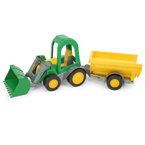Wader Farmer traktor ładowarka z przyczepą w kartonie 35223 Wader Farmer traktor ładowarka z przyczepą w kartonie 35223