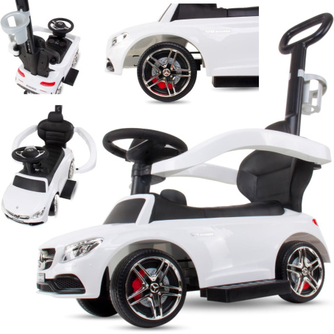Jeździk Sun Baby Mercedes AMG C63 coupe 3w1 biały Jeździk Sun Baby Mercedes AMG C63 coupe 3w1 biały