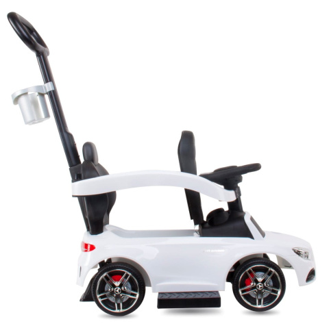Jeździk Sun Baby Mercedes AMG C63 coupe 3w1 biały Jeździk Sun Baby Mercedes AMG C63 coupe 3w1 biały