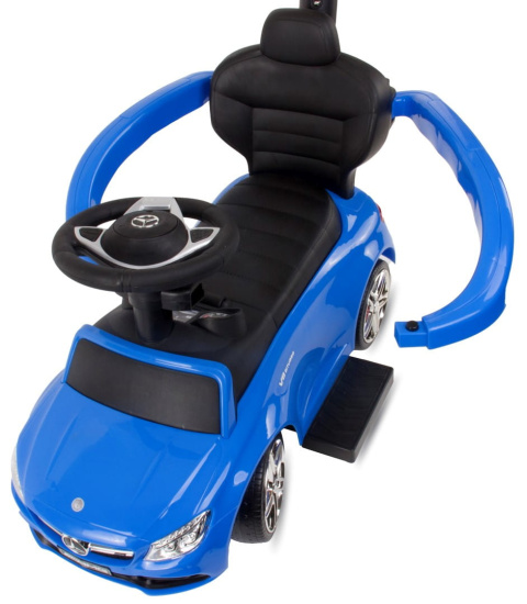 Jeździk Sun Baby Mercedes AMG C63 coupe 3w1 niebieski Jeździk Sun Baby Mercedes AMG C63 coupe 3w1 niebieski
