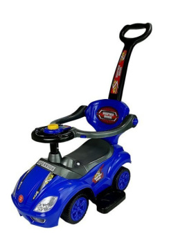 Jeździk z pchaczem 3w1 Lean Toys Mega Car blue