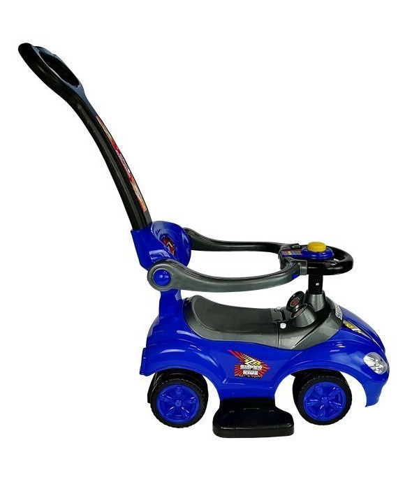 Jeździk z pchaczem 3w1 Lean Toys Mega Car blue Jeździk z pchaczem 3w1 Lean Toys Mega Car blue