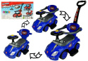 Jeździk z pchaczem 3w1 Lean Toys Mega Car blue 2l+