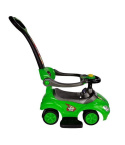 Jeździk z pchaczem 3w1 Lean Toys Mega Car green