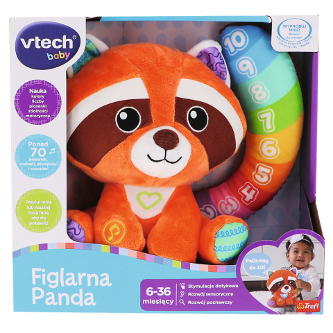 Maskotka interaktywna Vtech Figlarna panda 61585 6m+ Maskotka interaktywna Vtech Figlarna panda 61585 6m+