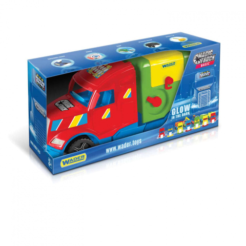 Wader Magic Truck Basic śmieciarka kontener 36330 3l+ Wader Magic Truck Basic śmieciarka kontener 36330 3l+