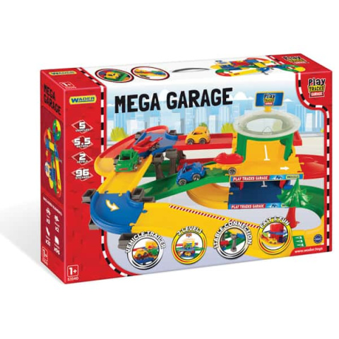 Wader Play Tracks Garage mega garaż z trasą 53140 12m+ Wader Play Tracks Garage mega garaż z trasą 53140 12m+