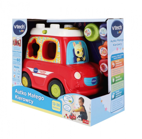 Zabawka VTech Autko Małego Kierowcy + sorter 61487 12m+ Zabawka VTech Autko Małego Kierowcy + sorter 61487 12m+