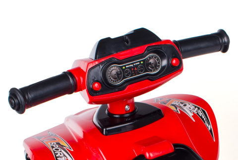 Jeździk Quad XL Top Kids światła dźwięki red 7020683 18m+ Jeździk Quad XL Top Kids światła dźwięki red 7020683 18m+