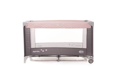 Łóżeczko turystyczne 120x60 4Baby Royal XXIII Pink Łóżeczko turystyczne 120x60 4Baby Royal XXIII Pink