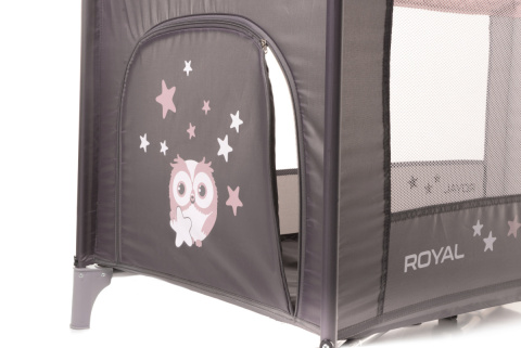 Łóżeczko turystyczne 120x60 4Baby Royal XXIII Pink Łóżeczko turystyczne 120x60 4Baby Royal XXIII Pink
