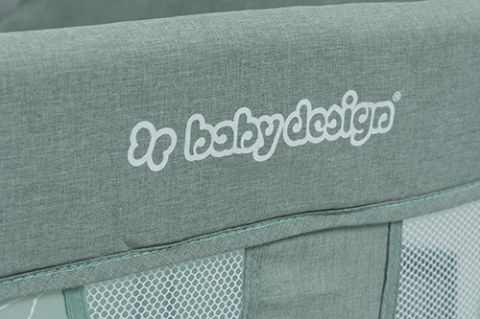Łóżeczko turystyczne Baby Design Simple 07 Grey Łóżeczko turystyczne Baby Design Simple 07 Grey