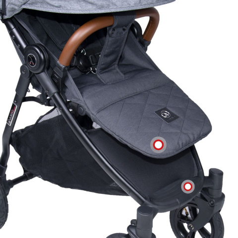 Wózek spacerowy Coletto Nevia VT Grey Air Wózek spacerowy Coletto Nevia VT Grey Air